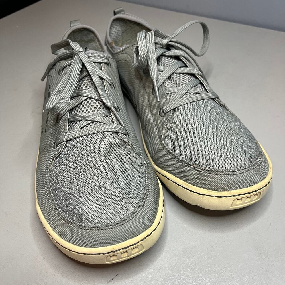 Astral Loyak Water Shoes Mens Size 11 Gray White Canvas Mesh Lace Up Outdoor